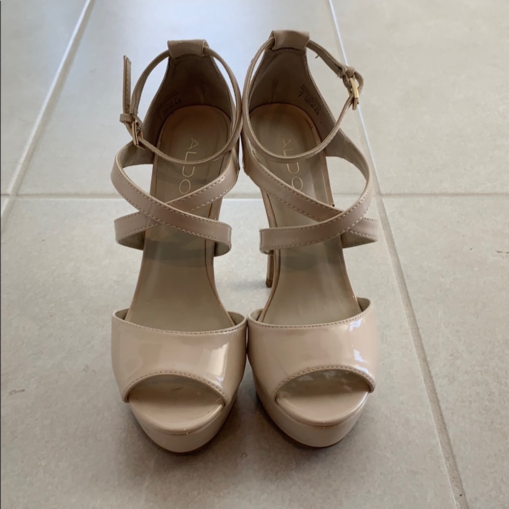 Only worn once Aldo Heels